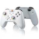 EasySMX X05 Wireless Controller for PC/Android/Steam Deck- Bluetooth Controller Gamepad with Hall Effect Joysticks and Trigger,Turbo,Rumble Vibration and RGB Lighting (white)
