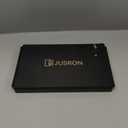 JUSRON 360 Viewing Angle Self Hair Cutting Mirror, Clear Anti-Fog HD Glass (Black Without LED with Accessories)