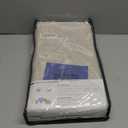 100% Blackout Shield Linen Blackout Curtains for Bedroom 108 Inches Long, Back Tab/Rod Pocket Living Room Drapes, Thermal Insulated Blackout Curtains 2 Panels Set, 50" W x 108" L, Oatmeal