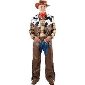 Fun Shack Adult Cowboy Costume for Men, Halloween Cowboy Outfit, Western Costume for Adults, Rodeo Dress-Up, One Size