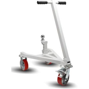 Trailer Dolly, 3500 lb Tongue Weight Trailer Mover with 2 inch Ball, Angle Adjustable, Suitable for RV Boat Motorcycle Jet Ski