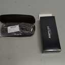 Aviator Reading Glasses for men and Women Blue Light Blocking Lens Spring Temple (+1.00x)