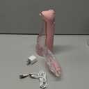 Leominor Water Flosser Pick for Teeth, 300ML Portable Oral Irrigator Upgraded Tank Removable,IPX7 Waterproof, Rechargeable Travel Teeth Cleaner, Professional Electric Flossing Machine (Pink)