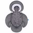 COOLBEBE New 2-in-1 Babybody Supports for Baby Newborn Infants - Extra Soft Stroller Cushion Pads Car Seat Insert, Perfect for Carseats, Strollers, Swings, Grey