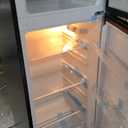 BLACK+DECKER 10 Cu. Ft. Top Mount Refrigerator with Freezer, 2 Door Fridge with Top Freezer and Mechanical Temperature Control, For Homes and Apartments, BDA10LAS, Stainless Steel Look