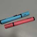 Urgrette Spring Colors 2 Pack Butane Torch Lighter, 6-inch Jet Flame Butane Lighters Refillable Pen Lighter for Grill BBQ Camping (Gas Not Included) Aqua Blue & Peach Pink