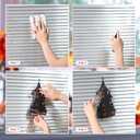 4 x EkkoVla Halloween Window Clings - 9 Sheets Reusable Halloween Decorations, 72 PCS Ghost Tree Witch Zombie Patterns for Treat or Trick Party, Home, Classroom, Store Holiday Decor