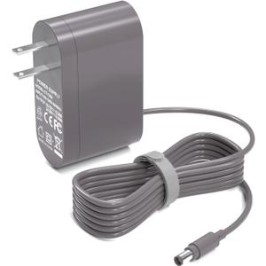 VHBW 24.35V Charger for Dyson Vacuum DC35 DC30 DC31 DC34 DC44 DC45 DC56 DC57 Cordless Vacuum, Replacement Dyson Charger P/N: 917530-11 01 02 17530-02 03 (6Ft ETL Listed)