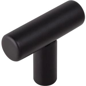 10-Pack T-Pull Cabinet Handles - 1-1/2-Inch Cabinet Knobs - Modern Kitchen Cabinet Handles in Matte Black, Drawer Pulls for Dressers, Cupboards, and Cabinets, Design House 208074