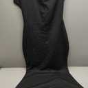 DinyIn Formal Dresses for Women Elegant Off Shoulder Evening Party Gowns Sexy Bodycon Ruched Prom Wedding Guest Dress, 523_1G Black, Large