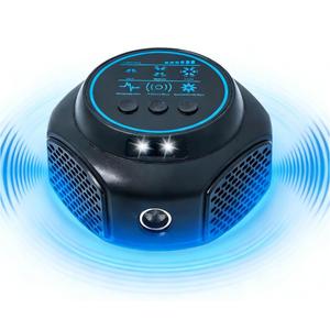 Ultrasonic Pest Repellent Plug in Indoor Mouse Traps for Home, Mouse Repellent Ultrasonic Device Rodent Repeller Ultrasonic Plug in Pest Control for Rat Mice Spider Squirrel Roach for Attic (1, Black)