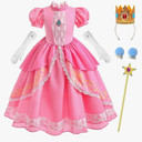 Pink Costume for Girls Kids Dress Up Halloween Carnival Cosplay Party Outfit Pink. Size. 110