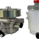 Power Steering Pump with Pulley & Reservori Fit for 2008-2012 for Honda Accord 2.4L,21-5495