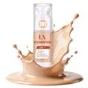 6-in-1 Makeup Infused with 1% Hyaluronic Acid- Matte + Poreless Liquid Foundation For A Glowing & Soft-Focus Look, Suitable for All Skin Types (201 Medium, 6-in-1 Makeup Foundation)