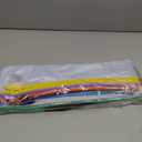 JARLINK 20 Pack 10 Colors Zipper Mesh Document Pouch, Letter Size/A4 Size, Plastic Water-Resistant File Bags, for School Office Supplies Cosmetics Travel Storage, Assorted Color