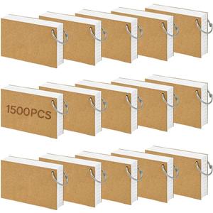1500 Pcs White Index Cards with Rings, 3x5 Inch Flash Cards Bulk with Holder for Studying, Notecards Lined for Office, Home, School Supplies College, Ruled Index Cards, Double Sided