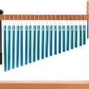 20 Tone Chime Table Top Wind Chime Bell Music Percussion Instrument with Mallet, Blue