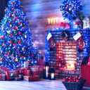 Extra Long 132ft Christmas Decorative Mini Lights, 400 LED Green Wire Fairy Starry String Lights Plug in, Timer & Memory & 8 Modes, for Indoor Outdoor Xmas Tree Wedding Party Decoration,Blue