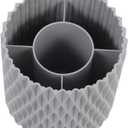 360 Degree Rotating Makeup Brush Holder Large Capacity Storage Box for Brushes Portable Vanity Organizer for Makeup Tools Dustproof Design for Home and Travel