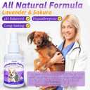 Deodorizing Perfume Spray for Pets, luxury Scent, Long-Lasting Fragrance (1.69 Fl Oz, Lavender & Sakaru)