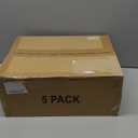 SNSLXH 5 Pack Stackable Closet Storage Basket, Multifunctional & Foldable Closet Organizer for Bathroom Kitchen Laundry Room Wardrobe Storage, Space-Saving Clothes Storage Drawer Organizer, White