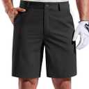 FREE SOLDIER Men's Golf Shorts Lightweight Stretch Quick Dry Casual Dress Shorts for Work and Travel with 5 Pockets