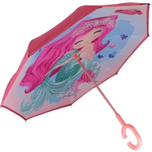 MRTLLOA 40/49/56 Inch Oversize Windproof Inverted Reverse Upside Down Umbrella, Golf Size Rain Umbrella, Double Layer, C-Shaped Handle for Men, Women and Kids