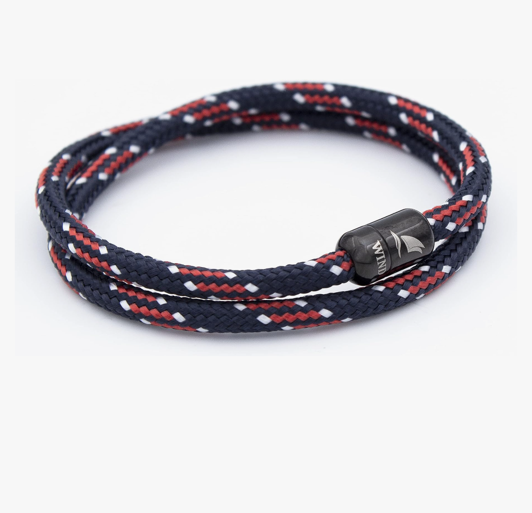 Wind Passion - Men’s Bracelet, Durable Rope Wristband for Men, Versatile Pulseras Para Hombres - Waterproof, Magnetic Clasp, Ideal for Outdoor & Fashion