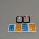 Misxi 2 Pack Tempered Glass Case Compatible for Apple Watch Series 11 (2025) Series 10 46mm, Screen Protector Cover for iWatch, Black