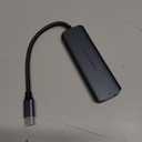 USB C Dual HDMI Adapter for 2 Monitors, Newmight 4-in-1 USB C to Dual Monitor HDMI Splitter, Supports Single 4K 60Hz and Dual 4K 30Hz, 100W PD, USB-A Port for MacBook, HP, Dell, iPhone 15/16 Series