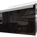 Shadeidea RV Awning Sun Shade Screen - 9' X 15' 5'' (Fit for 16' Awning)- Black Mesh Sunshade Motorhome Camping Trailer Awning Screenshade UV Sunblocker Canopy Sunscreen 