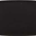 G.E.T. NS-1520-BK BPA-Free Non-Slip Plastic Rectangular Serving Tray, 15" x 20", Black