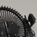 SLENPET 6 inch USB Desk Fan, Adjustable Tilt, 4 Speeds, Ultra-quiet, 90Rotation, Portable, Metal Base, Silver