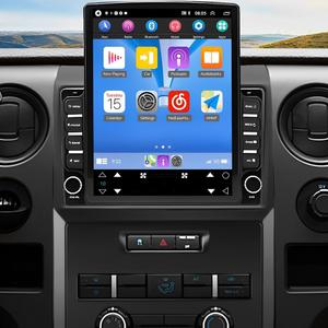 9.7 Inch Android 13 Car Stereo for Ford F150 2009-2014 Double Din IPS Touchscreen Car Radio Receiver w/Wireless Carplay Android Auto Built-in WiFi GPS Navigation Bluetooth SWC AHD Backup Camera, 2+32G