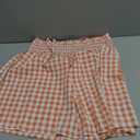 Nsywmzy Women Plaid Cami Top Wide Leg Shorts 2 Piece Lounge Set (Orange, M) 
