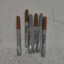 Sharpie Metallic Permanent Markers, Fine Point, Assorted Metallic, 6 Count