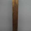 48x8x5 Fireplace Mantel - Handcrafted Hollow Rustic Solid Wood Wall Mounted Floating Shelf with Invisible Heavy Duty Wood Bracket (Weathered Brown)