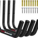 Kayak Storage Rack  100LB Wall Mounted Kayak Hook with EVA Padding | Kayak Wall Mount & Kayak Rack for Garage | Garage Storage Hooks for Canoes, Paddle Boards, Ladders, Bikes (Round Tube)