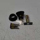 Double keyed Deadbolt Lock - Keyed on Both Sides, 2-Way Adjustable Cylinder Deadbolt (Privacy/Passage), Satin Stainless Steel(Black, Double Side)