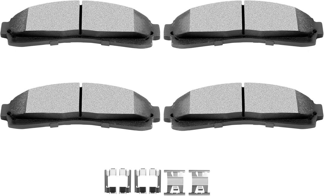 ECCPP Front Brake Pads Kits, 4pcs Front Brake Pads for Ford Explorer, Ranger, for Mazda B2300, B2500, B3000, B4000, for Mercury Mountaineer D652-7532