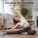 Slim Panda Yoga Mat Straps for Carrying, Adjustable Yoga Mat Carrier Sling Fits All Mats(Mat Not Included) (70 inches, Light Pink)