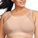 Glamorise Womens No-Sweat Mesh Sports Bra Wirefree #1068