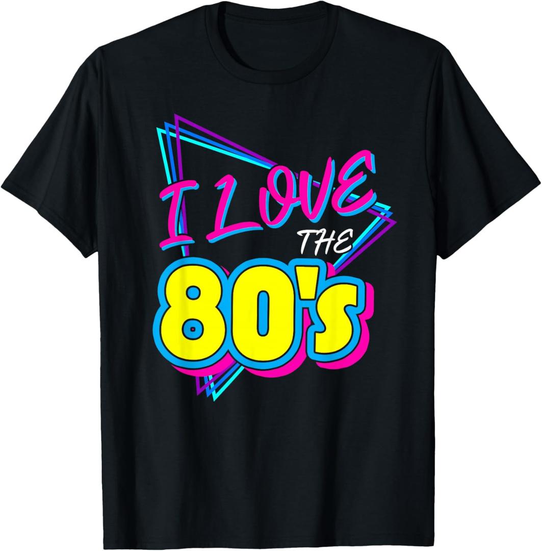 I Love The 80's I Love The 80s T-Shirt (Black, M)