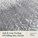 Lahome Moroccan Runner Rugs for Hallway 2.5x8,Grey Long Kitchen Runner Rugs Washable Ultra-Thin Non Slip, Soft Abstract Carpet Runners for Entryway Stair