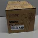 Shark HD120BRN Blow Dryer HyperAIR Fast-Drying with IQ 2-in-1 Concentrator, Styling Brush, and Curl-Defining Deep Diffuser Attachments, Ionic, No Heat Damage, for All Hair Types, Stone