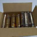 BUCLA 200-Piece Gold Plastic Silverware - Heavy Duty Disposable Cutlery Set - 100 Gold Plastic Forks & 100 Spoons for Catering, Party, Dinner, Wedding & Thanksgiving