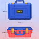 STARTRC GAMES Hard Carrying Case for Nintendo Switch 2, Professional Deluxe IP67 Waterproof, Soft Lining Hard Travel Case for Nintendo Switch 2 Console Pro Controller & Accessories (Red & Blue)