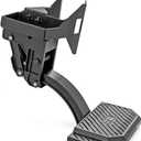 Rough Country Manual Retractable Bed Step for Ford F-150 (2021-2026) & Lightning (2022-2026) - 6" Wide Non-Slip Aluminum TailgateStep, 330 lb Capacity, Easy Bolt-On Install