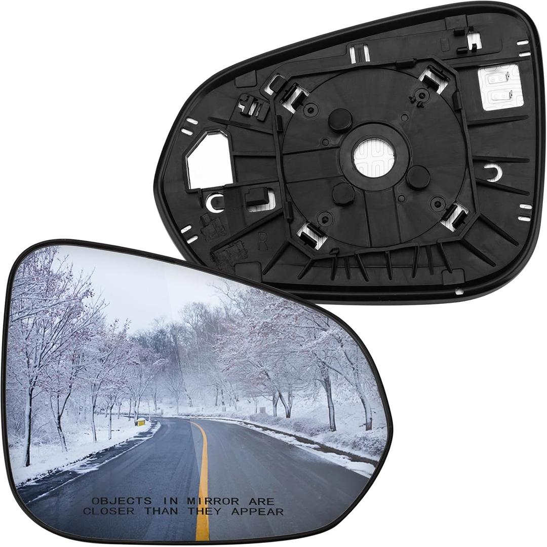 Passenger Side Mirror Replacement for Lexus RX350, RX450h 2016-2021, NX200t 2015-2017, NX300 2018-2021, NX300h 2015-2021 - Right Side Mirror Glass, Rear View Mirrors Glass with Power Heated