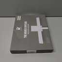 Shower Squeegee with Silicone Hook, 11" Inch Width All Purpose Squeegee Wiper for Shower Glass Doors Bathroom Mirror Tiles Car Window Cleaner Tool - White